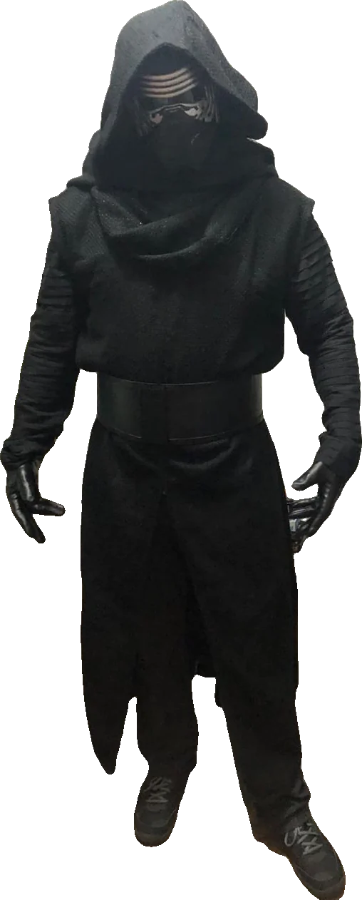 Wayne Mendes caracterizado como Kylo Ren