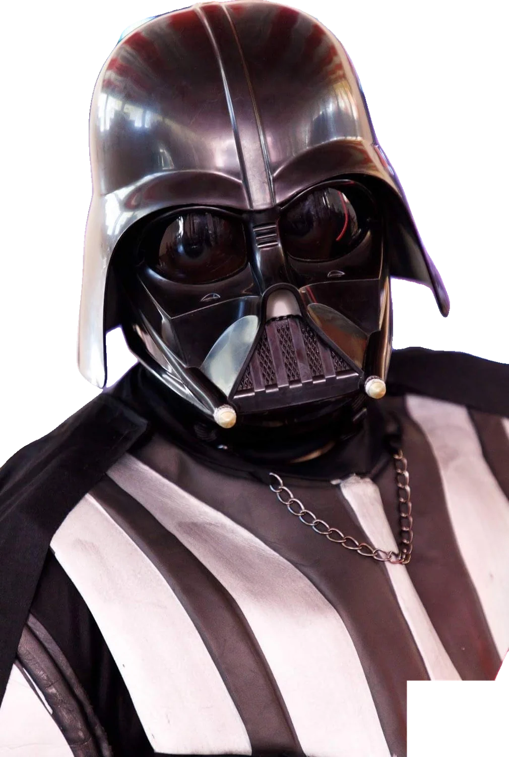 Wayne Mendes caracterizado como Darth Vader